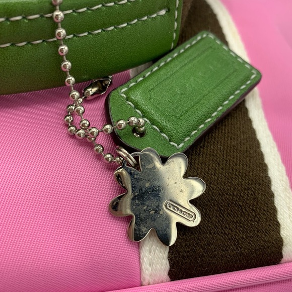 Coach Bag Canvas Mini Hampton Satchel Bag - Picture 13 of 16